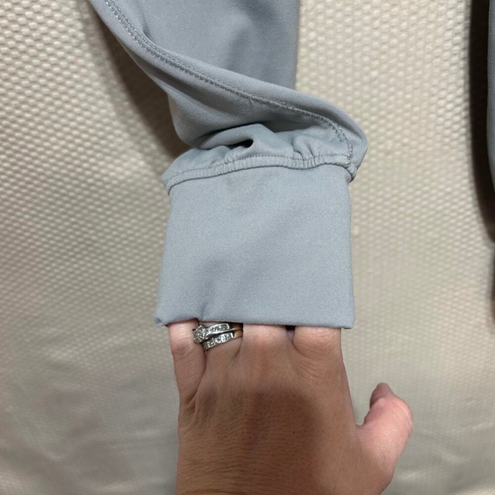 Zyia Active Gray Jogger Pants Size M Drawstring Waist Pockets Athleisure Pockets - Picture 2 of 10